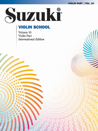 Book cover for Suzuki Violin School, Volume 10
