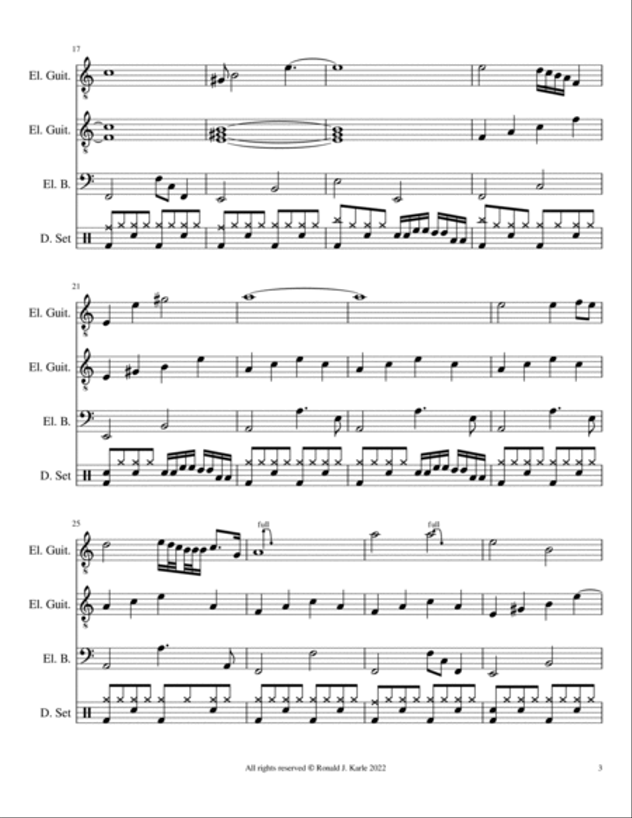 Organic Blues Organic Blues Small Ensemble scores gallery preview page 3