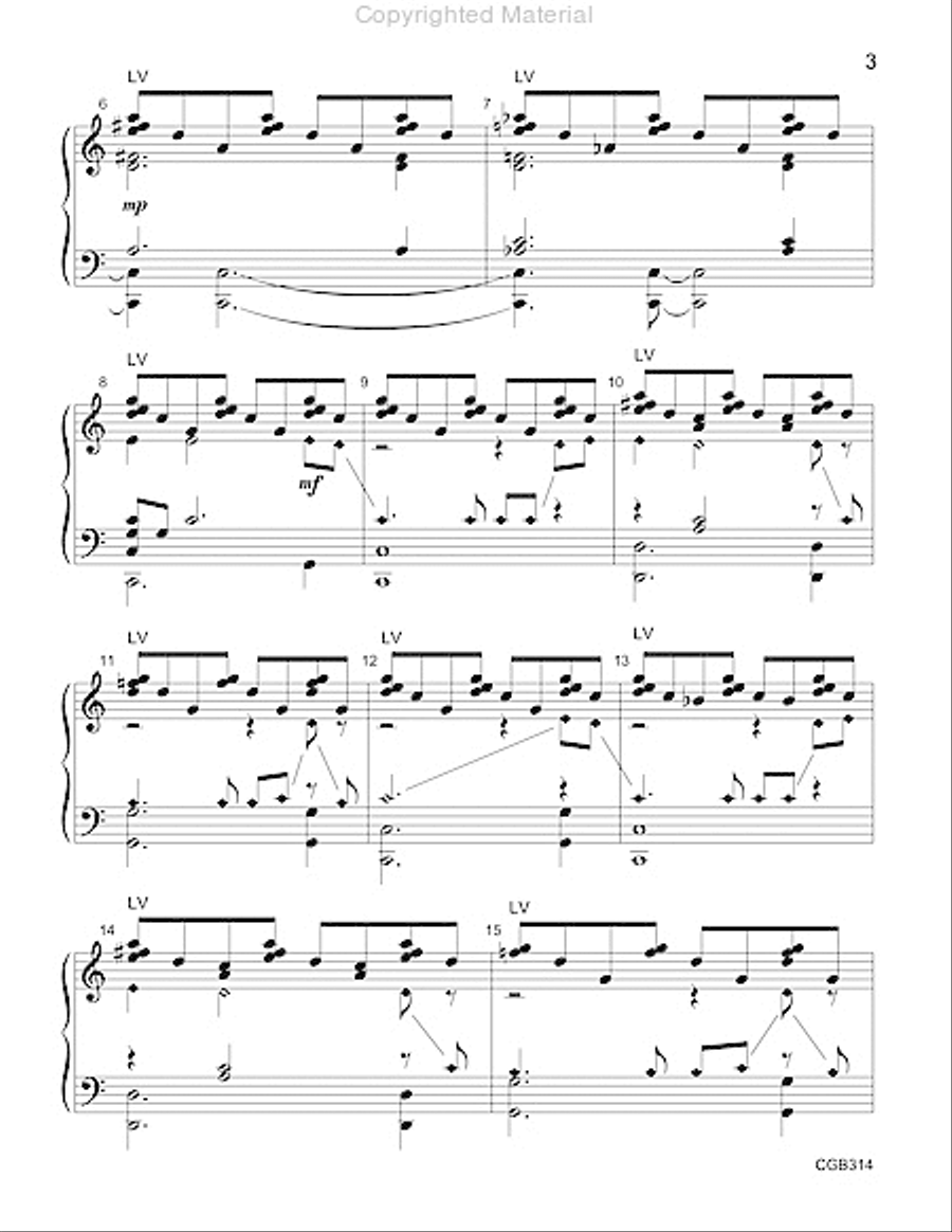 Day By Day Day By Day Handbell Choir scores gallery preview page 3