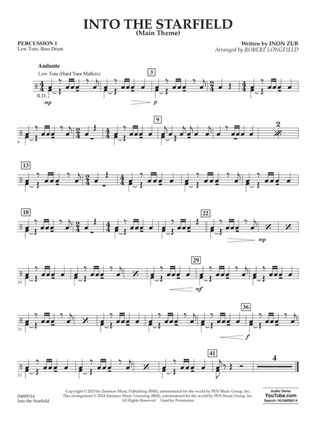 Into The Starfield (Main Title) (arr. Robert Longfield) - Percussion 1