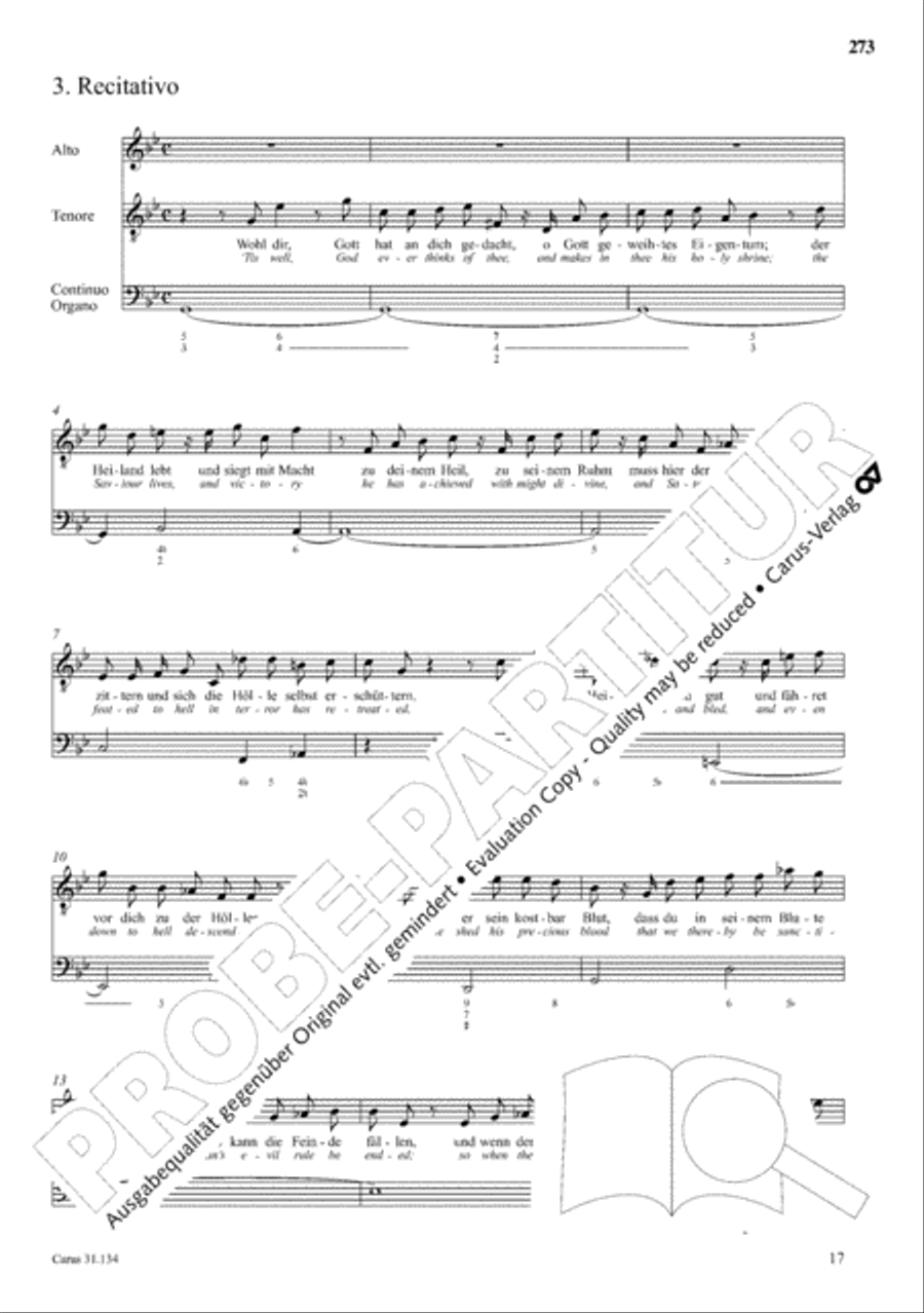 The Complete Sacred Vocal Works (Das geistliche Vokalwerk) Voice scores gallery preview page 274