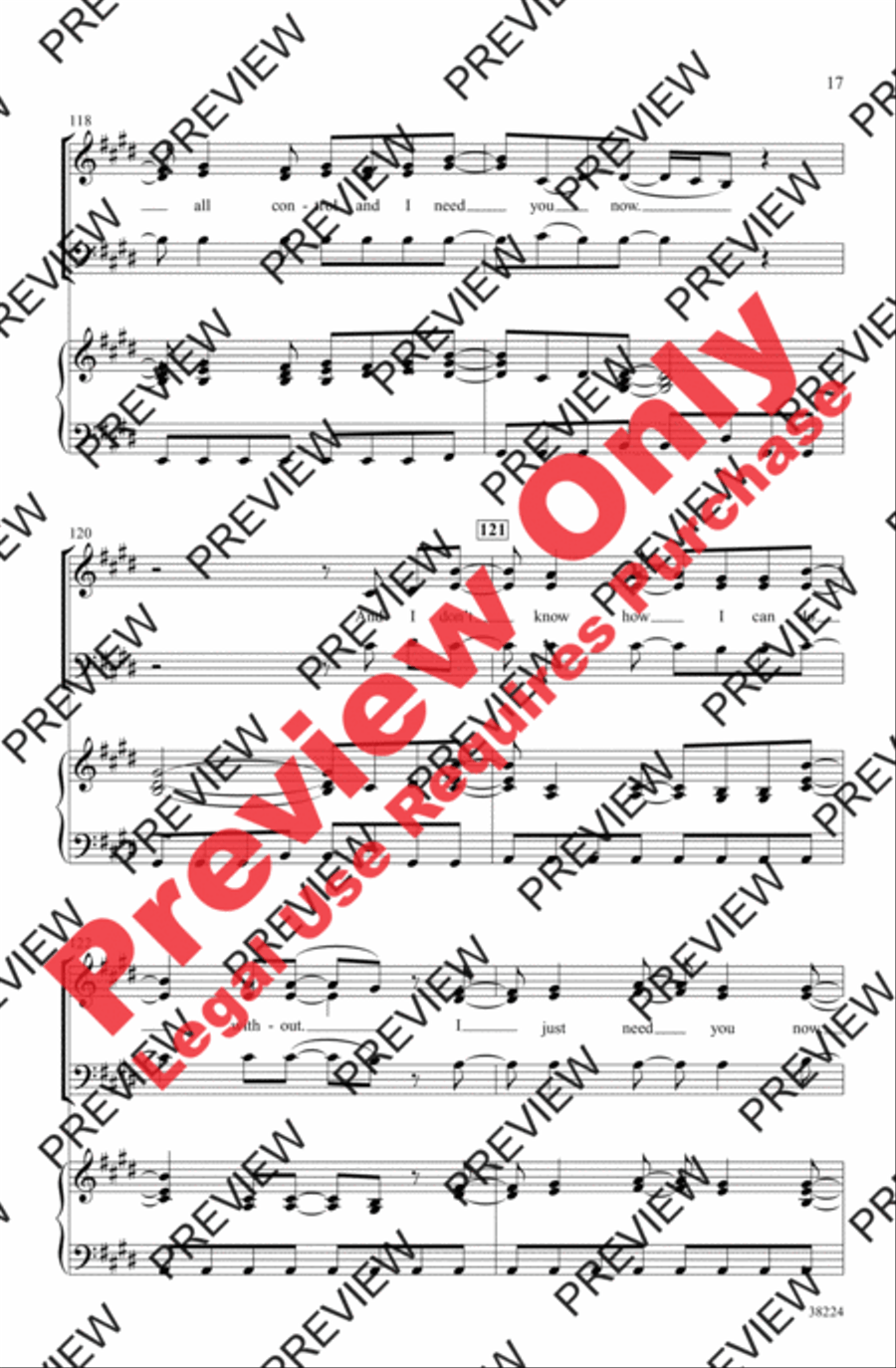 I Run to You: The Hits of Lady Antebellum 3-Part scores gallery preview page 17