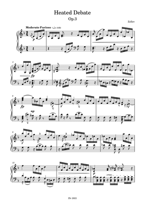"Heated Debate", Op.3 in D minor