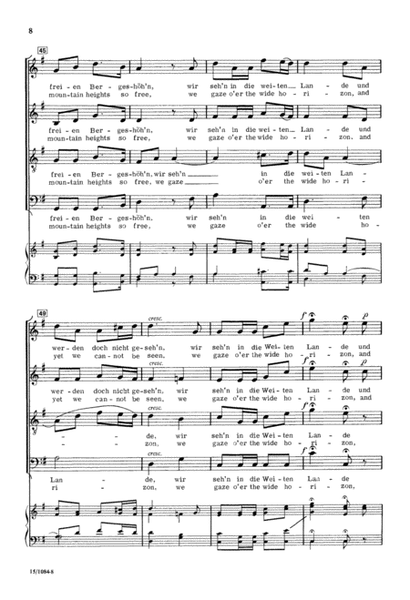 Two Mendelssohn Partsongs
