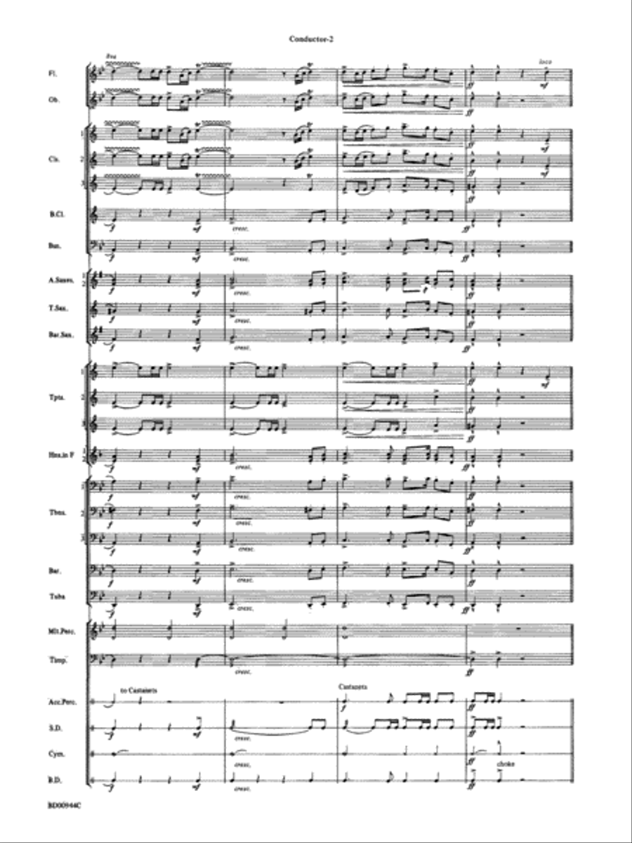 Discovery 1492: Score Concert Band scores gallery preview page 4