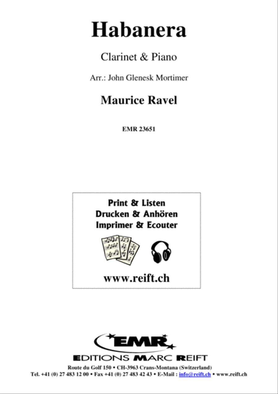 Habanera Clarinet Solo scores gallery preview page 2