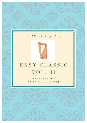 Book cover for Easy Classic (Volume 1) - 12 String Harp