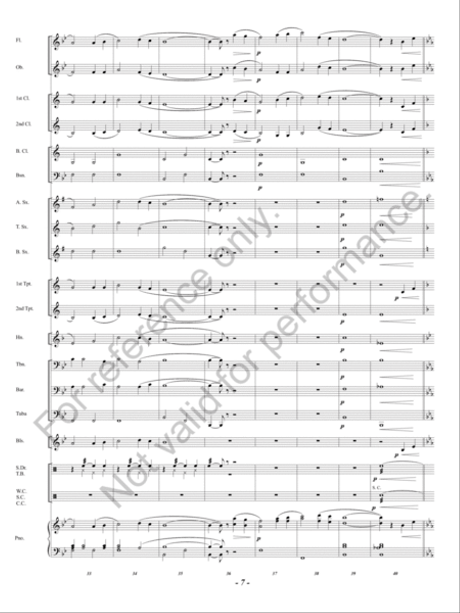 Red River Valley Concert Band scores gallery preview page 8