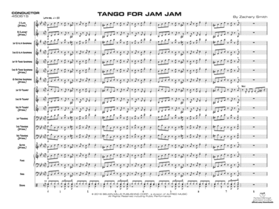 Tango for Jam Jam: Score