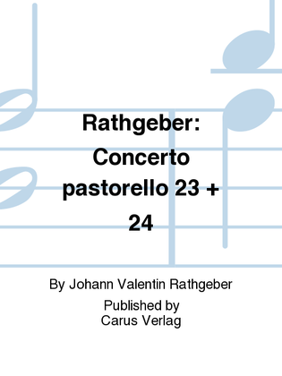 Concerto pastorello 23 + 24