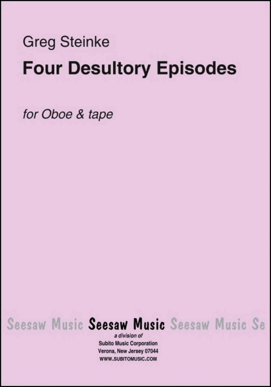 Four Desultory Episodes English Horn scores gallery preview page 1
