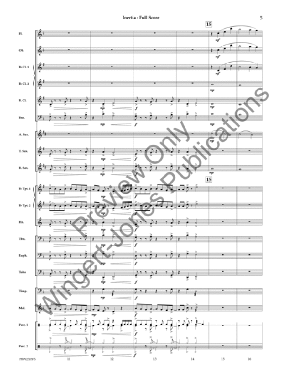 Inertia Concert Band scores gallery preview page 6