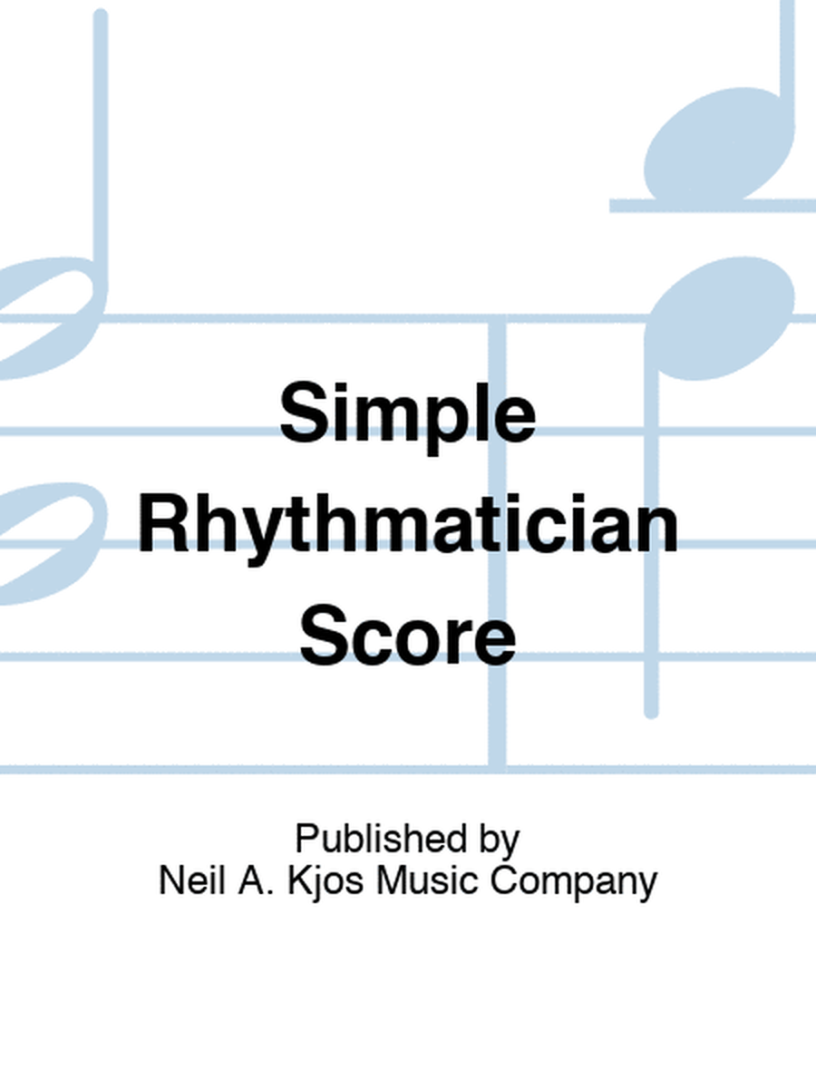 Simple Rhythmatician Score