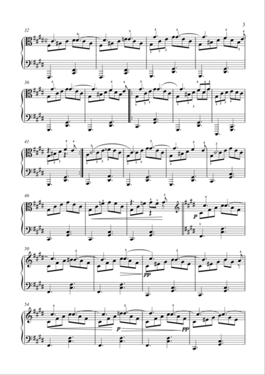 Bluedrop Sonata Bluedrop Sonata Piano Solo scores gallery preview page 3