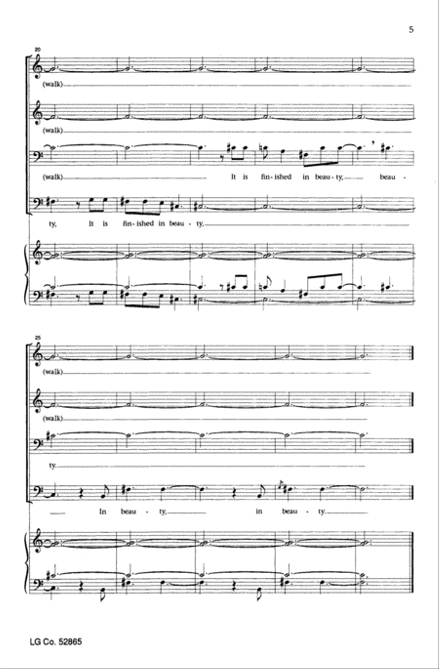 Six Native American Songs Choir scores gallery preview page 3