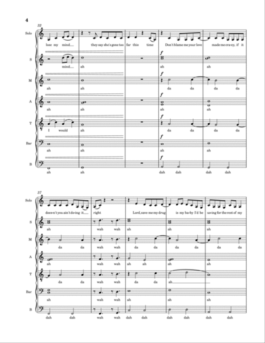 Don't Blame Me Divisi scores gallery preview page 4