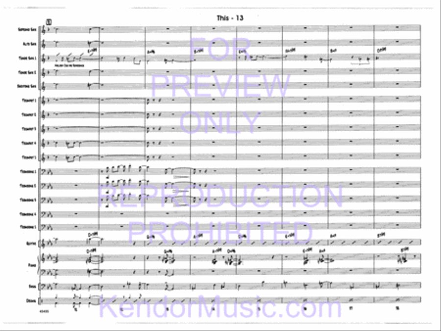 This Jazz Ensemble scores gallery preview page 15