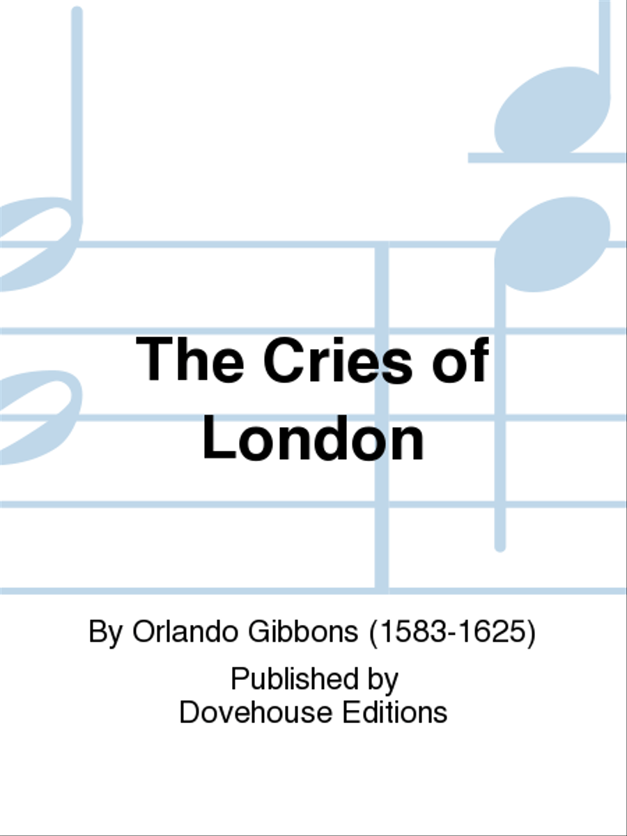 The Cries of London Soprano Recorder scores gallery preview page 1