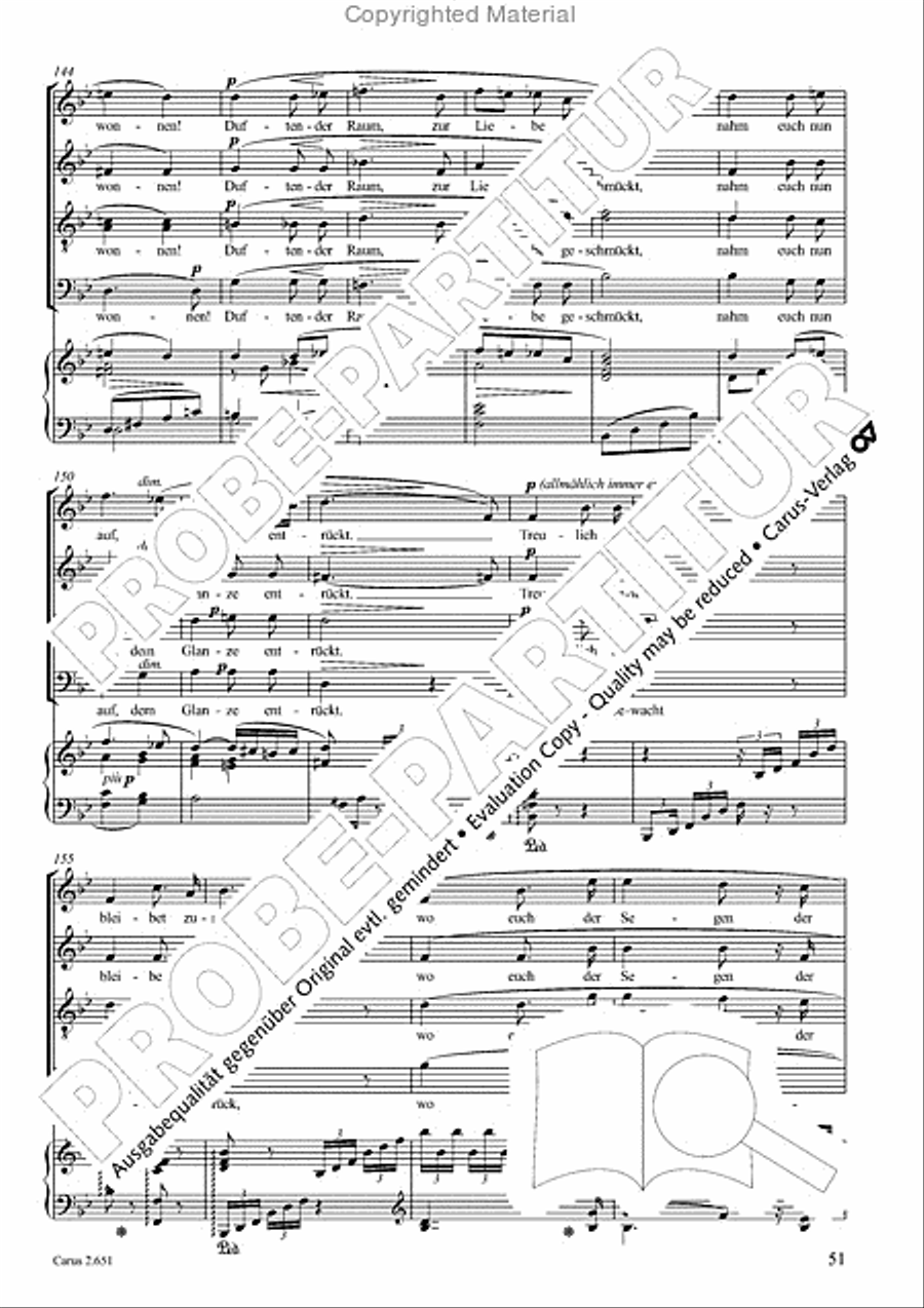 Choral collection Great Opera Choruses - Richard Wagner (choir & piano) Choir scores gallery preview page 52