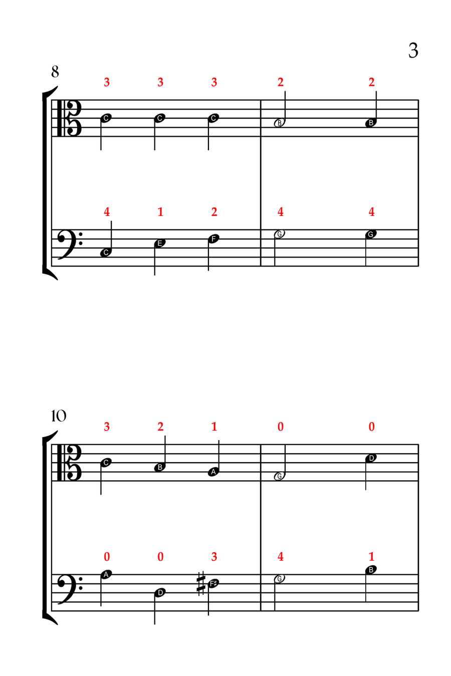 We Wish You a Merry Christmas (VIOLA AND CELLO - EASY LEVEL) String Duet scores gallery preview page 4