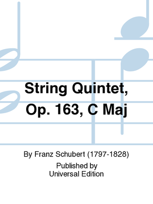 String Quintet, Op. 163, C Maj