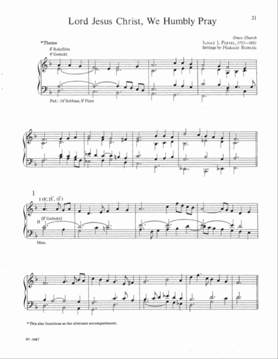Hymn Preludes for Holy Communion, Vol. II Organ scores gallery preview page 7