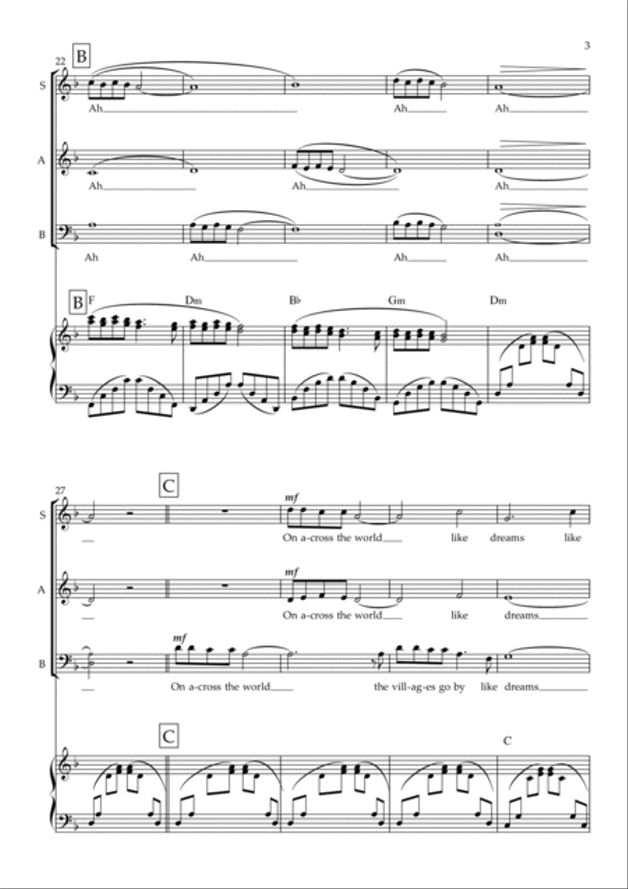 Walking In The Air Walking In The Air 3-Part scores gallery preview page 4