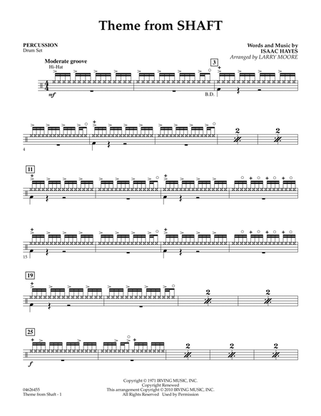 Theme from Shaft - Percussion