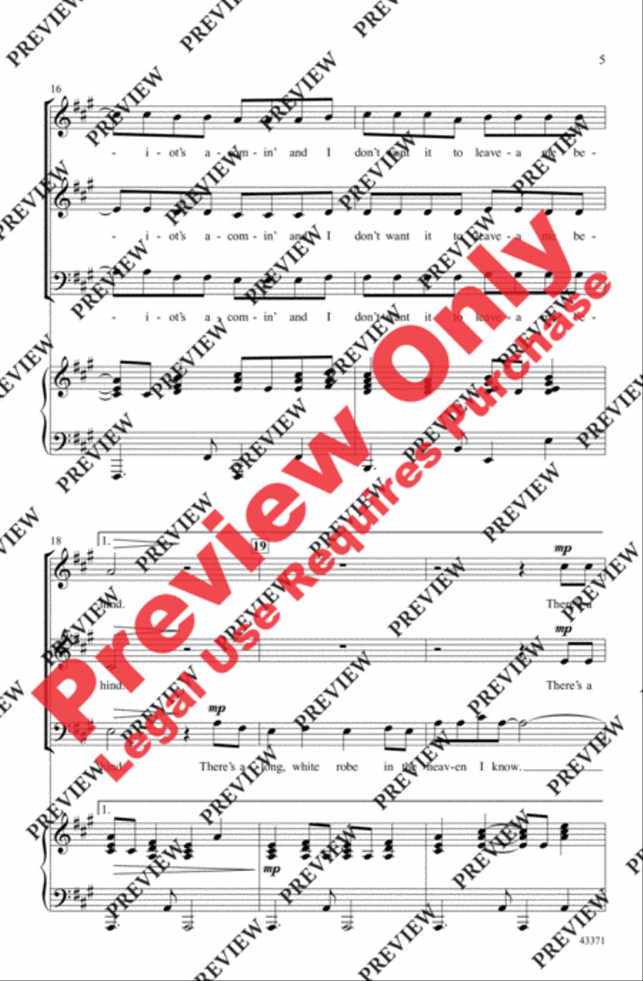 Good News! Chariot's A-Comin' - SoundTrax CD (CD only) Choir scores gallery preview page 5