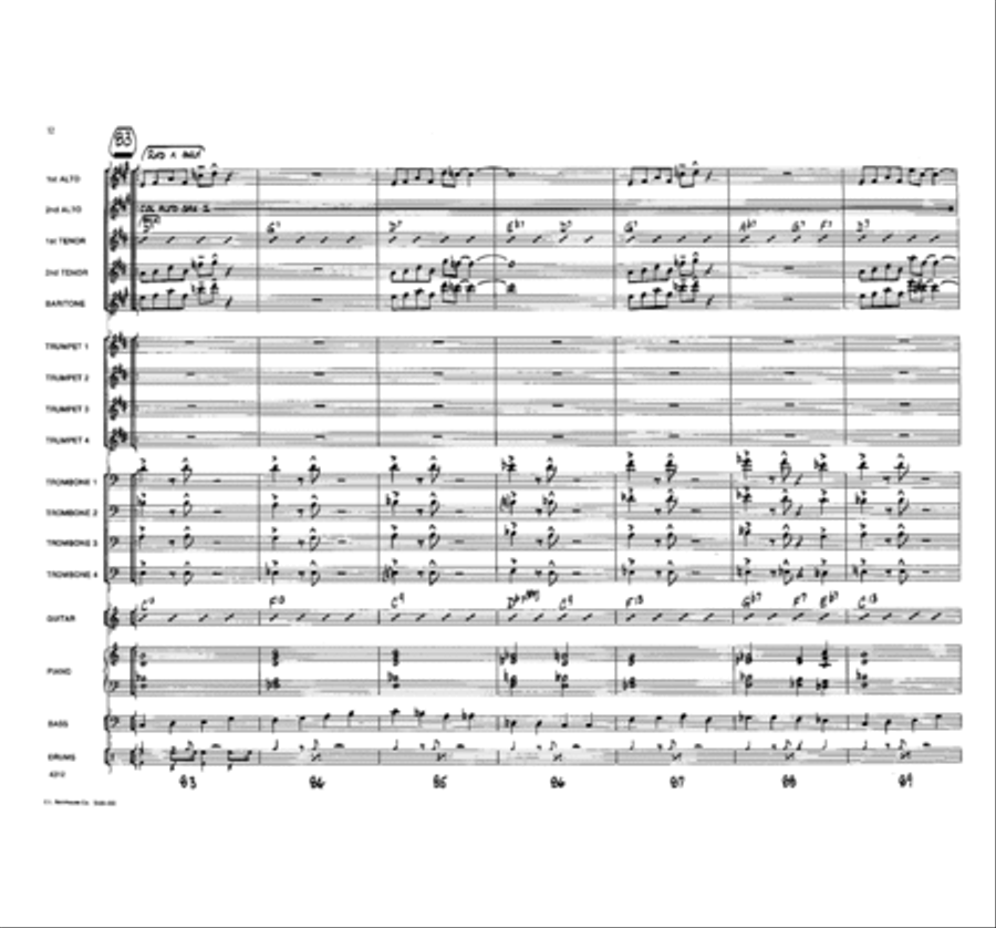 Sax-O-Rama Jazz Ensemble scores gallery preview page 12