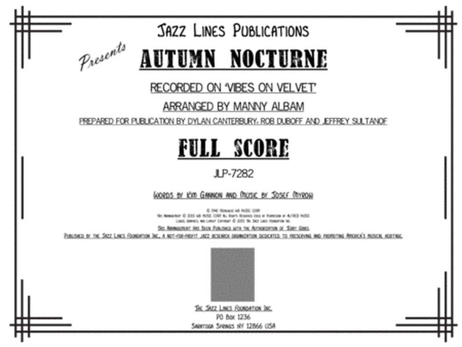 Autumn Nocturne image number null