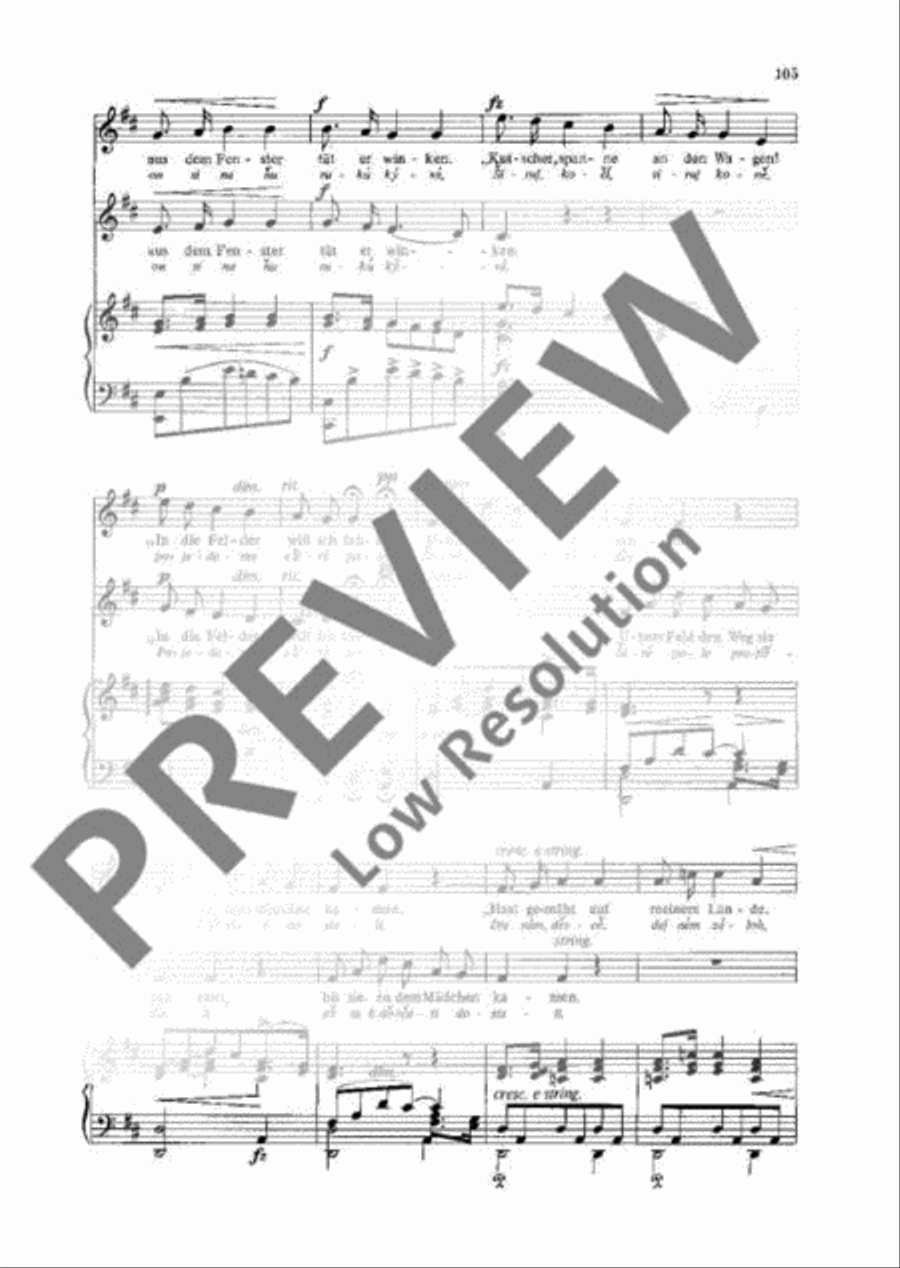 Die Gefangene (Duett) Die Gefangene (Duett) Voice scores gallery preview page 3