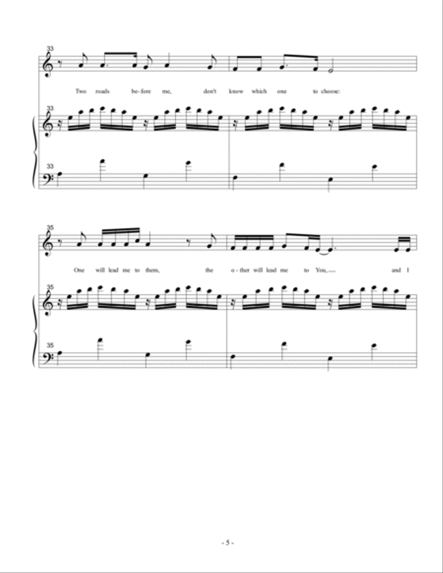 I Hear Your Voice Voice scores gallery preview page 5