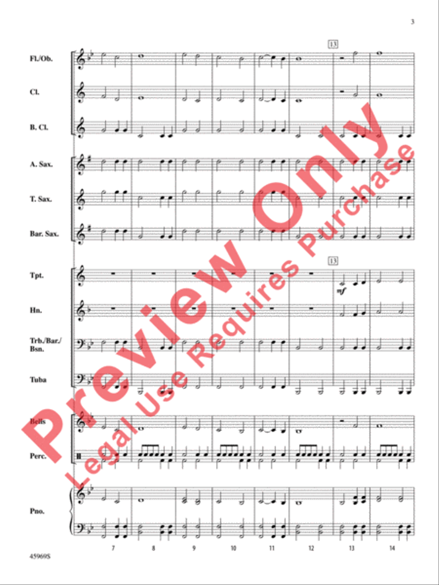 Renaissance Fair Concert Band scores gallery preview page 4