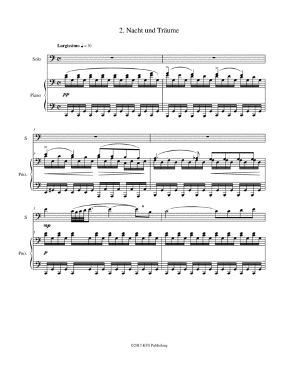 Nine Schubert Art Songs Brass Duet scores gallery preview page 5