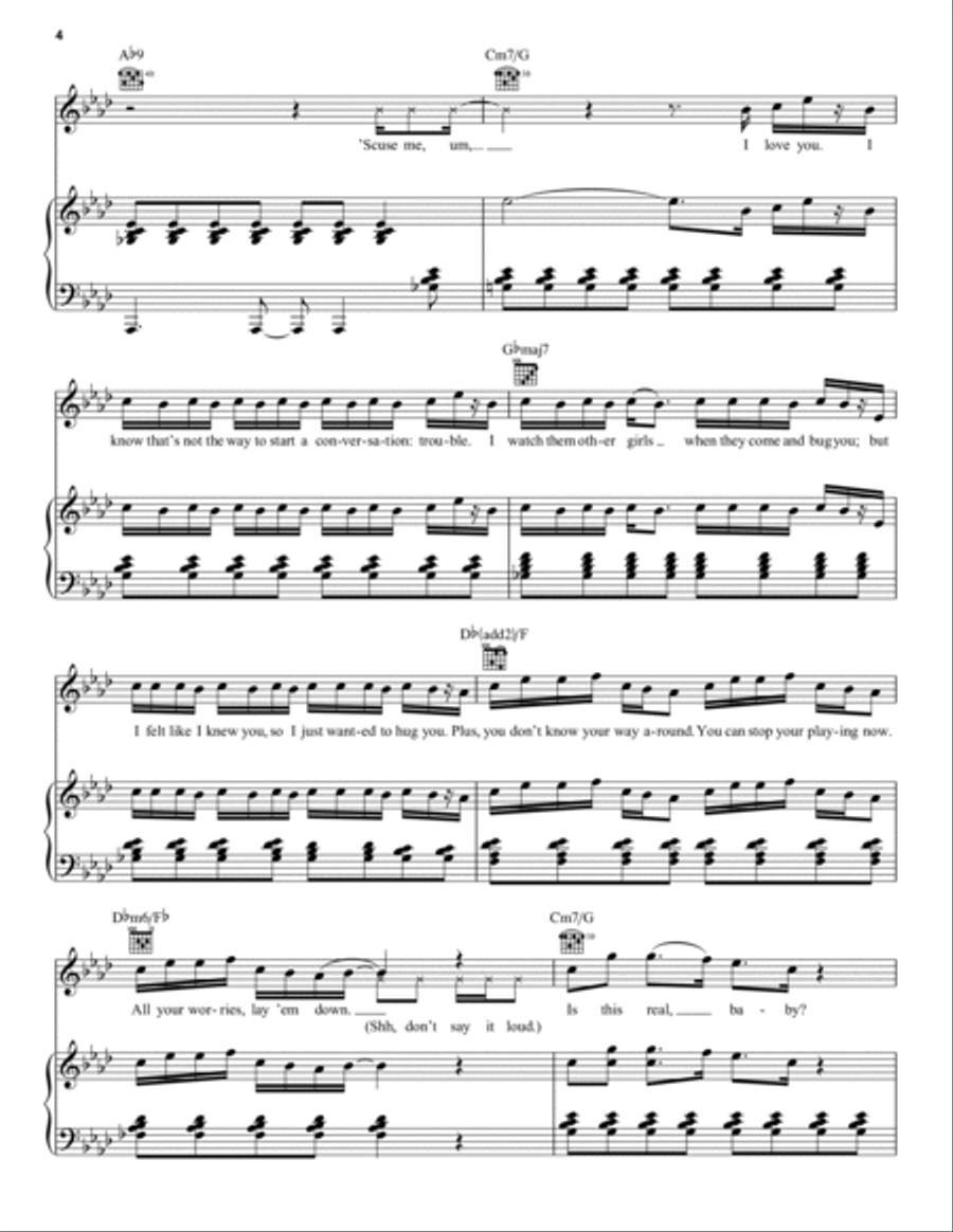 R.E.M. Piano, Vocal, Guitar scores gallery preview page 4