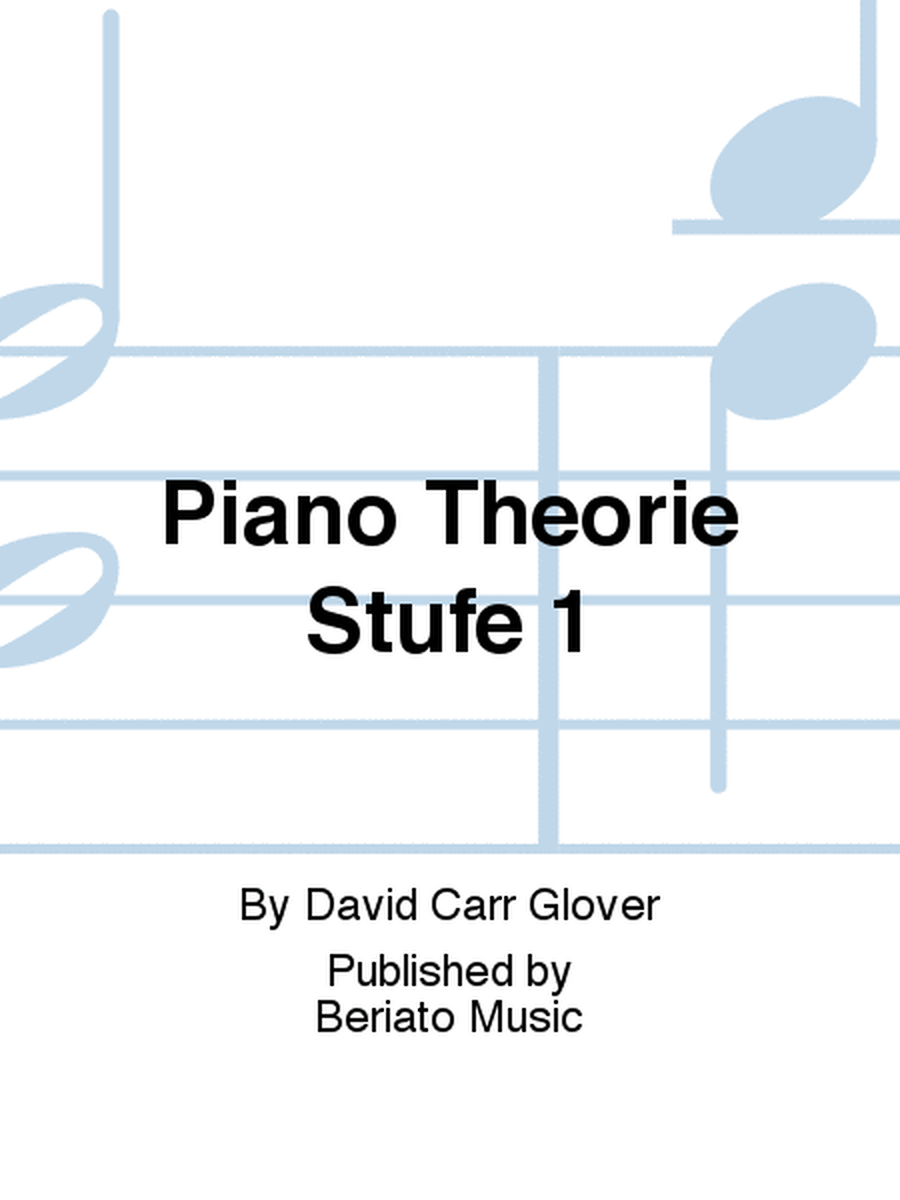 Piano Theorie Stufe 1
