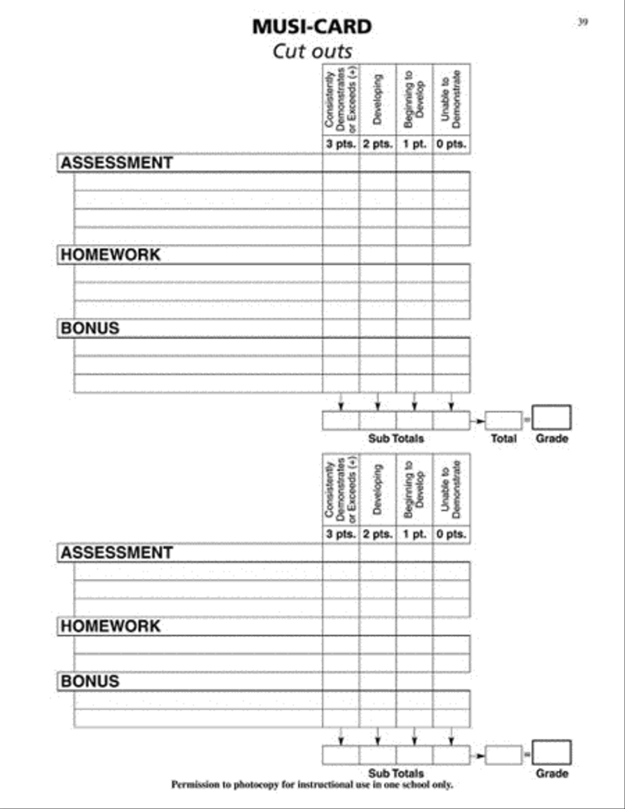 The Ultimate Music Assessment and Evaluation Kit Classroom Materials scores gallery preview page 7