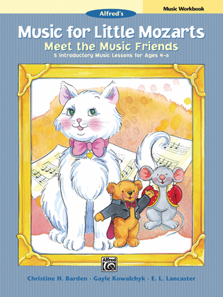 Book cover for Music for Little Mozarts Meet the Music Friends