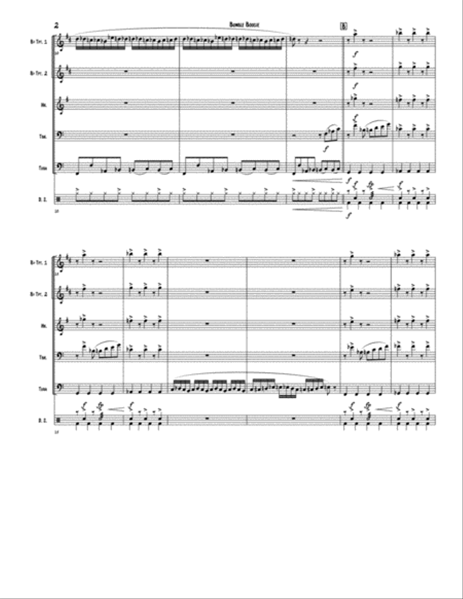 Bumble Boogie Brass Ensemble scores gallery preview page 2