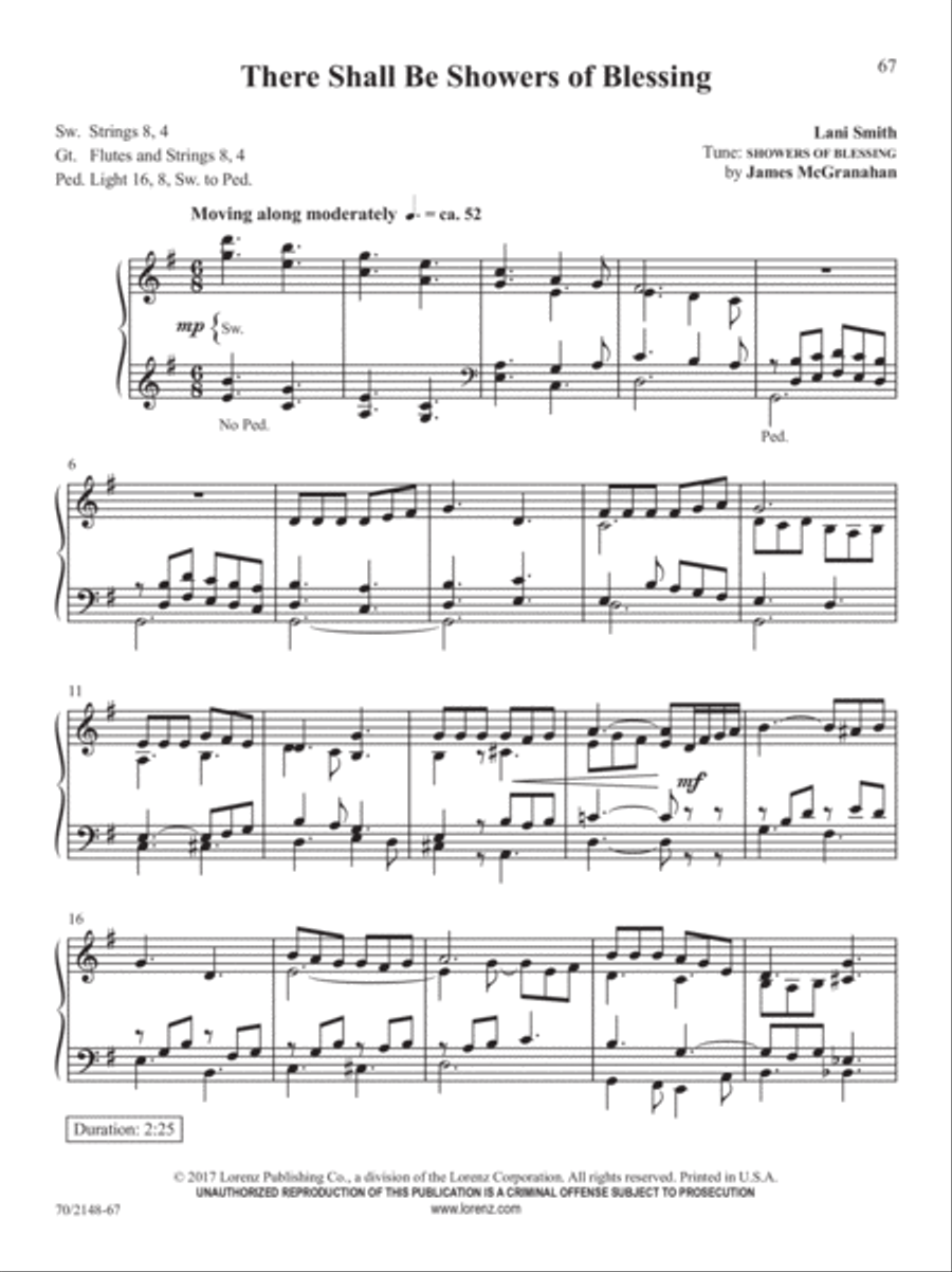 Easy Organ Library, Vol. 64 Organ Solo scores gallery preview page 23
