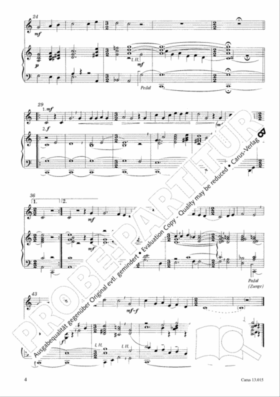 Schilling: Three Chorale Preludes Score scores gallery preview page 5