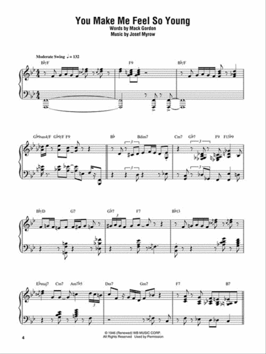 Oscar Peterson – A Jazz Portrait of Frank Sinatra Piano Solo scores gallery preview page 3