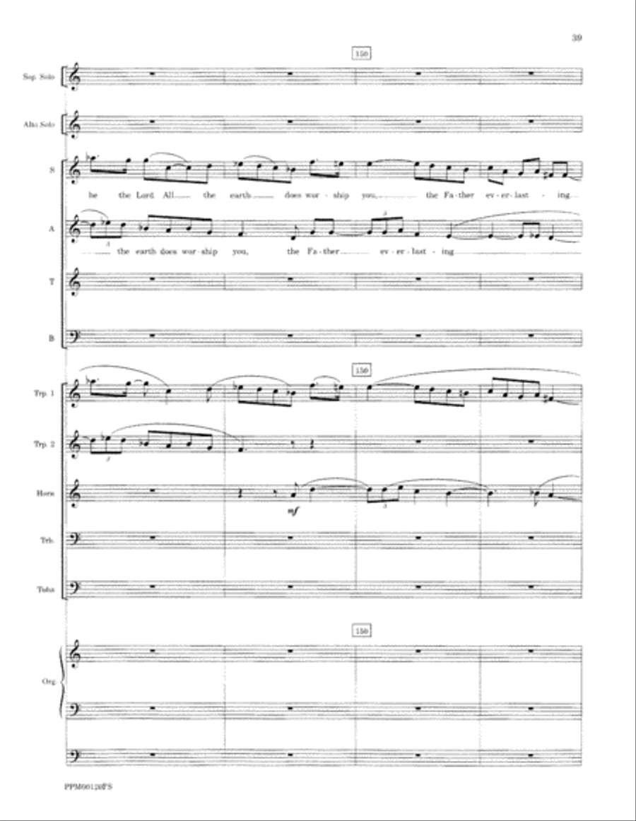 Transfiguration: An Ecumenical Mass - Full Score Divisi scores gallery preview page 42