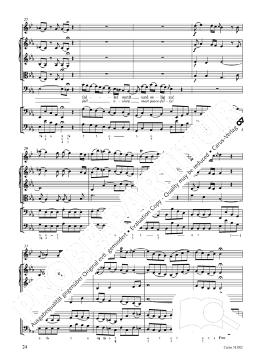 I have enough (Ich habe genung) Mezzo-Soprano Voice scores gallery preview page 25