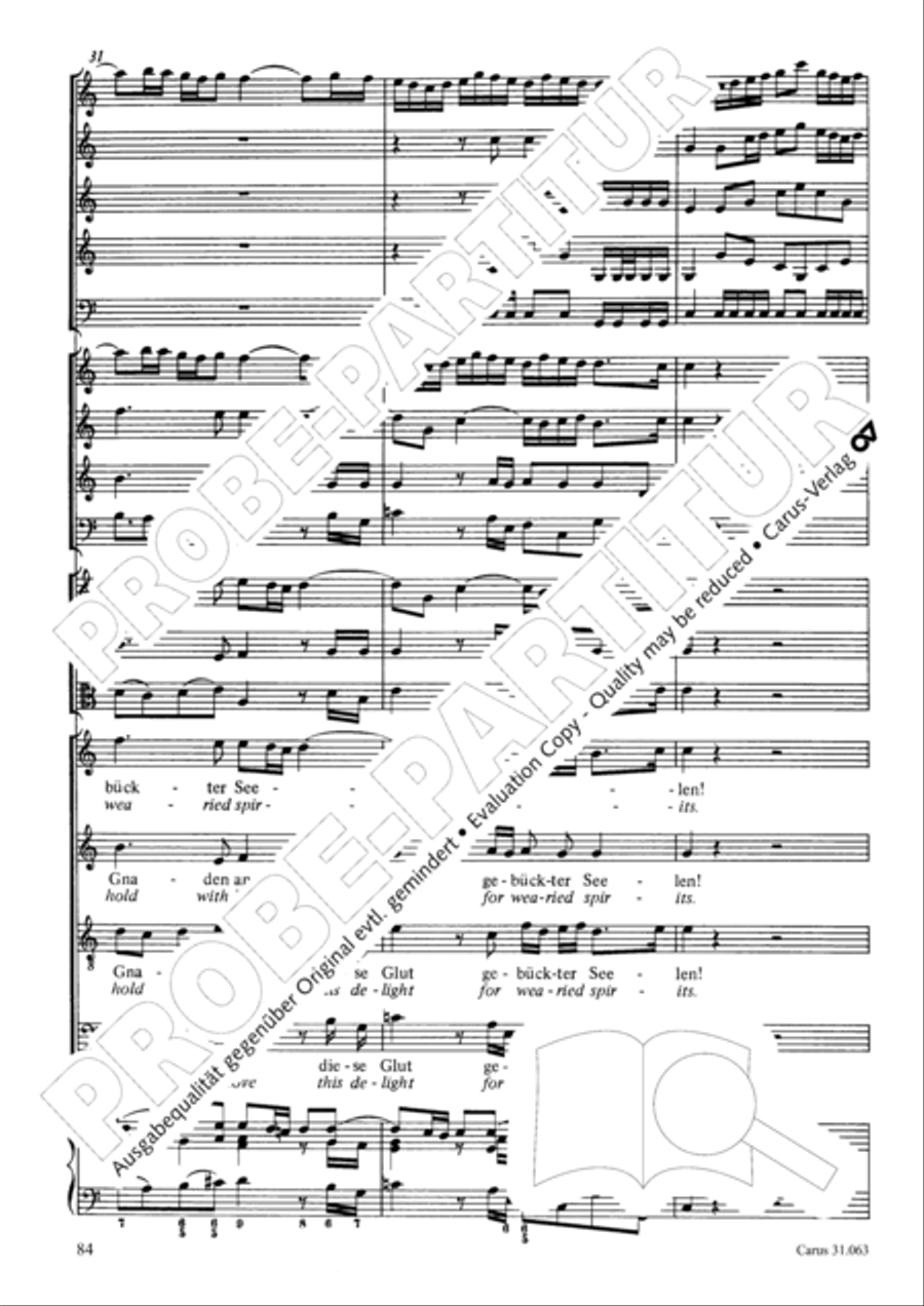 Christians, etch this blessed day (Christen, atzet diesen Tag) 4-Part scores gallery preview page 85