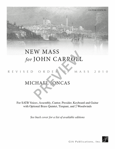 New Mass for John Carroll - Guitar edition