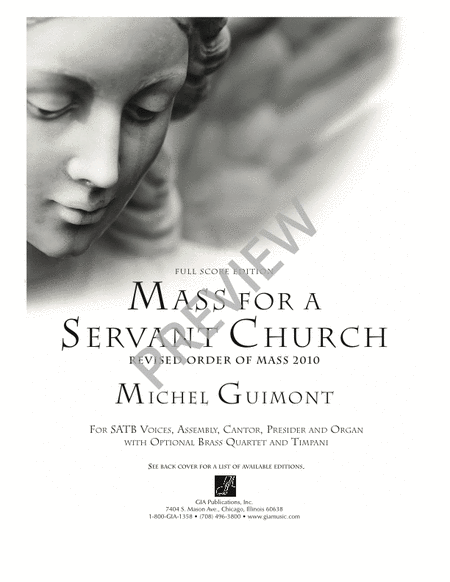 Mass for a Servant Church (Full Score)
