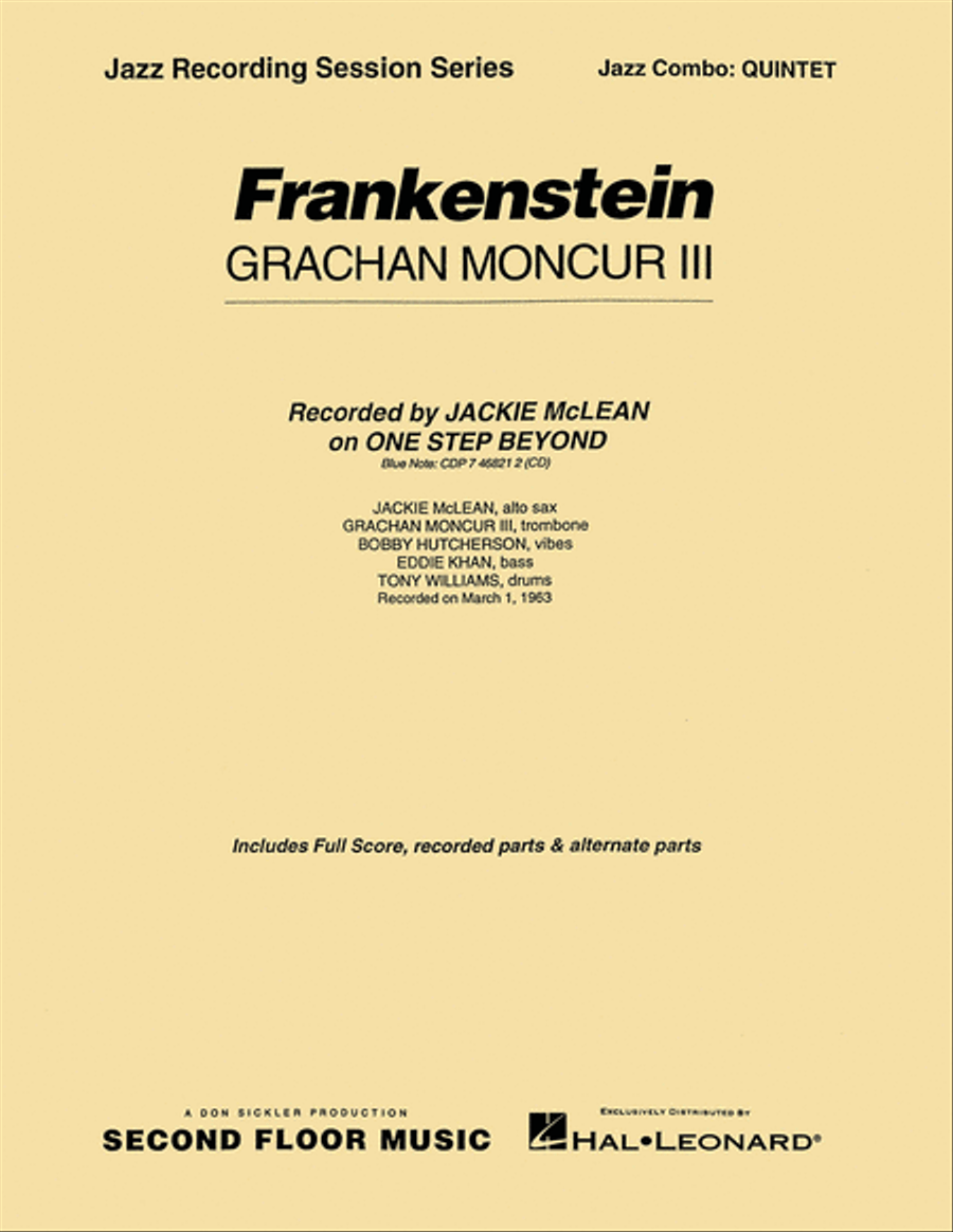 Frankenstein Frankenstein Jazz Ensemble scores gallery preview page 1