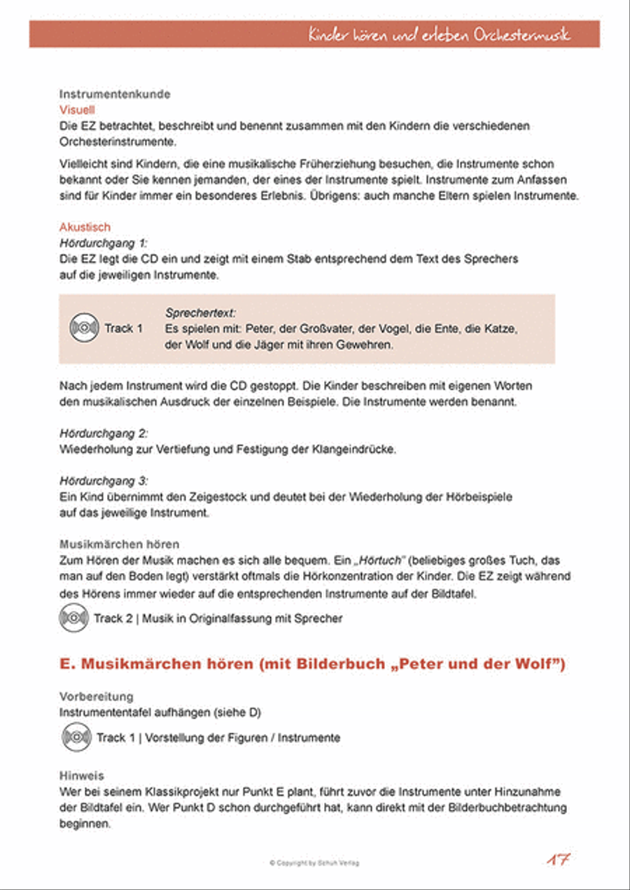 Peter und der Wolf CD scores gallery preview page 2